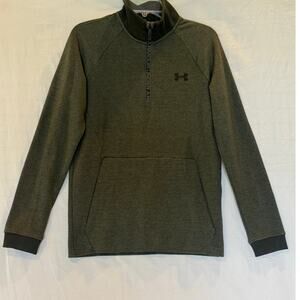 Under Armour Men's Green 1/4 Zip Pullover Sweatshirt Size S